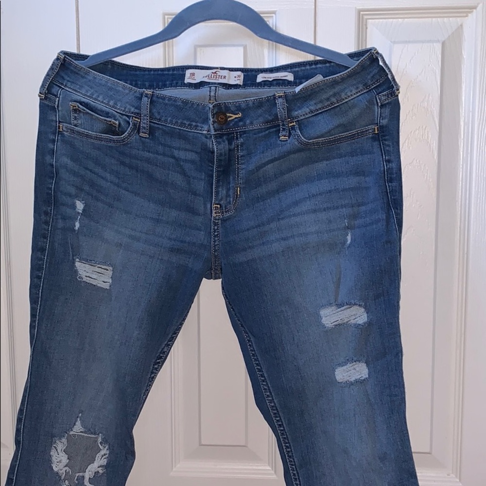 low rise hollister jeans